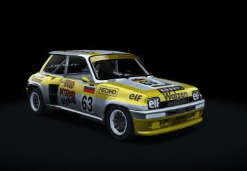 Renault 5 Turbo Europa Cup version 1.2 for Assetto Corsa