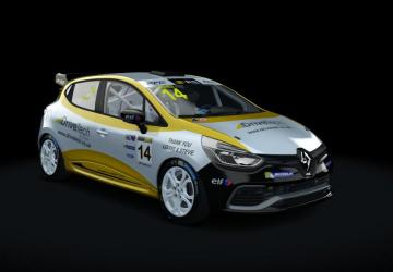 Renault Clio IV R.S. Cup x98 version 2.1 for Assetto Corsa
