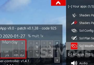 SOL version 2.2.9 (07.01.2024) for Assetto Corsa