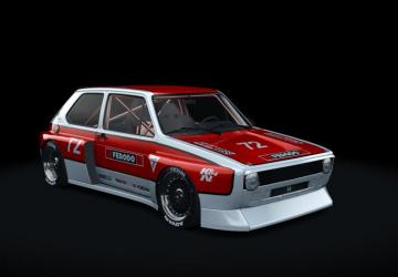 Volkswagen Golf MK1 Club Track version 1.4 for Assetto Corsa