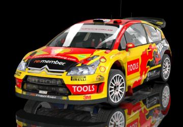 WRC Citroën C4 version 1 for Assetto Corsa