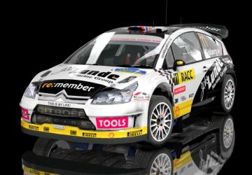 WRC Citroën C4 version 1 for Assetto Corsa