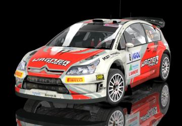 WRC Citroën C4 version 1 for Assetto Corsa