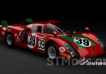 WSC69 Alfa Romeo T33/2 Coda Lunga version 1.0 for Assetto Corsa