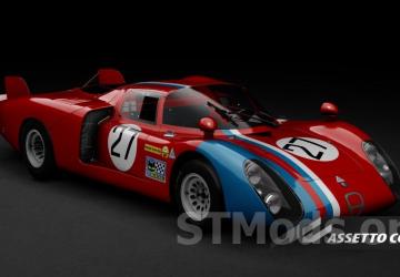 WSC69 Alfa Romeo T33/2 Coda Lunga version 1.0 for Assetto Corsa