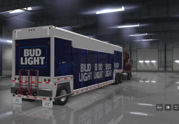 Beverage Trailer Custom Skin version 1.0 for American Truck Simulator (v1.35.x)