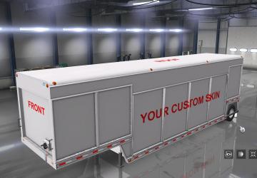 Beverage Trailer Custom Skin version 1.0 for American Truck Simulator (v1.35.x)
