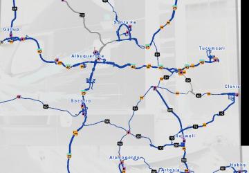 Paper Map for ATS version 1.0 for American Truck Simulator (v1.40.x, 1.41.x)
