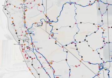 Paper Map for ATS version 2.0 for American Truck Simulator (v1.46)