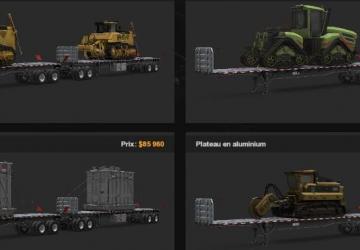 93-RP Mod double trailer CAT-1 MP version 1.0 for American Truck Simulator (v1.37.x)