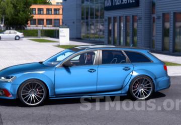 Audi A6/S6/RS6 C7 Avant 2016 version 1.9 for American Truck Simulator (v1.54.x)