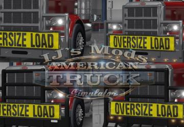 Accessory  Parts for SCS Trucks version 7.5.2 for American Truck Simulator (v1.46.x)