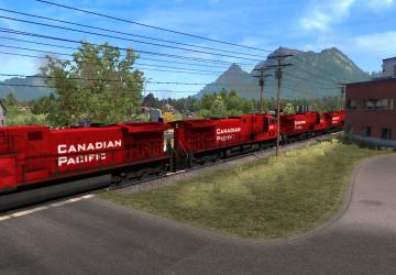 ProMods Canada Addon for Enhanced Trains version 3.6.5 for American Truck Simulator (v1.39.x)