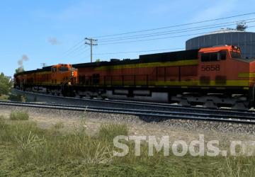 Enhanced Trains Addon for Real Traffic Density Mod v1.44.c for American Truck Simulator (v1.44)