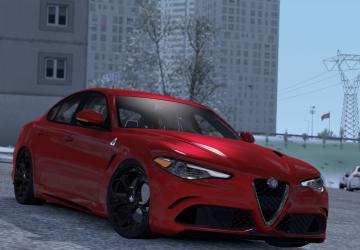 Alfa Romeo Giulia version 2.1.1 for American Truck Simulator (v1.43.x)