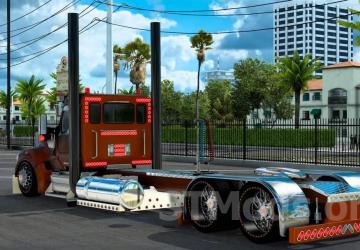 Alka Customs Trucks Kenworth W990 version 1.4 for American Truck Simulator (v1.54.x)