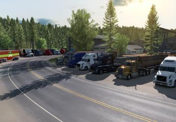 American Truck Stops version 1.0 for American Truck Simulator (v1.40.x)