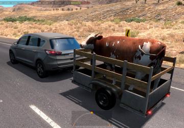 Animal trailer version 1.0 for American Truck Simulator (v1.35.x, - 1.37.x)