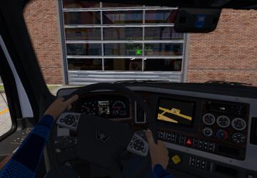 Animated Hands version 1.1 for American Truck Simulator (v1.41.x)