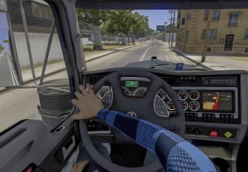 Animated Hands version 1.1 for American Truck Simulator (v1.41.x)