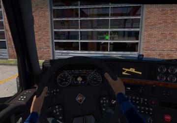 Animated Hands version 1.1 for American Truck Simulator (v1.41.x)