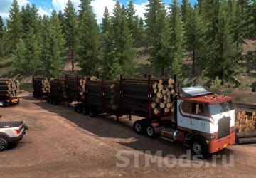 Arctic Logs Trailer version 02.02.24 for American Truck Simulator (v1.49.x)