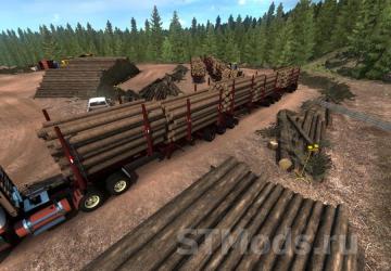 Arctic Logs Trailer version 02.02.24 for American Truck Simulator (v1.49.x)