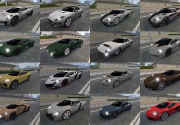 Asphalt 8 Traffic Pack version 1.0.4 for American Truck Simulator (v1.43.x)