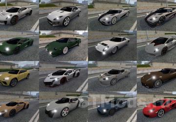 Asphalt 8 Traffic Pack version 1.0.8 for American Truck Simulator (v1.47.x)