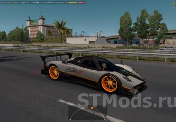 Asphalt 8 Traffic Pack version 1.0.8 for American Truck Simulator (v1.47.x)