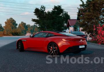 Aston Martin DB12 2023 version 1.1 for American Truck Simulator (v1.54.x, 1.55.x)