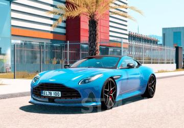 Aston Martin DB12 2023 version 1.1 for American Truck Simulator (v1.54.x, 1.55.x)