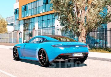Aston Martin DB12 2023 version 1.1 for American Truck Simulator (v1.54.x, 1.55.x)