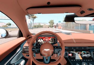 Aston Martin DB12 2023 version 1.1 for American Truck Simulator (v1.54.x, 1.55.x)