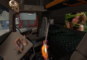 ATS Beige Interior Volvo FH16 2012 version 0.9 for American Truck Simulator (v1.39.x)