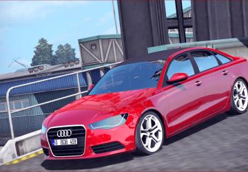 Audi A6 Stance version 1.2 for American Truck Simulator (v1.40.x)