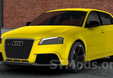 Audi RS3 Sportback version 1.8 for American Truck Simulator (v1.46.x)