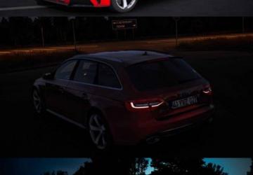 Audi RS4 Avant 2013 version 1.3 for American Truck Simulator (v1.46.x)