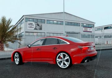 Audi RS6 Sedan C8 2023 version 1.4 for American Truck Simulator (v1.54.x)