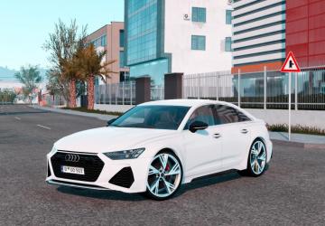 Audi RS6 Sedan C8 2023 version 1.4 for American Truck Simulator (v1.54.x)