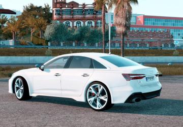 Audi RS6 Sedan C8 2023 version 1.4 for American Truck Simulator (v1.54.x)