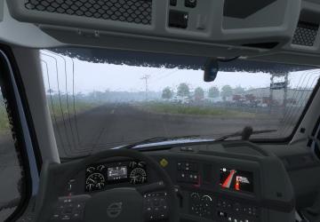 Better Raindrops version 1.4 for American Truck Simulator (v1.47.x)