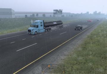 Better Raindrops version 1.4 for American Truck Simulator (v1.47.x)