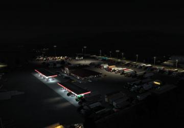 Map Better TruckStops - Montana version 1 for American Truck Simulator (v1.48)