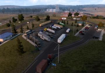 Map Better TruckStops - Montana version 1 for American Truck Simulator (v1.48)