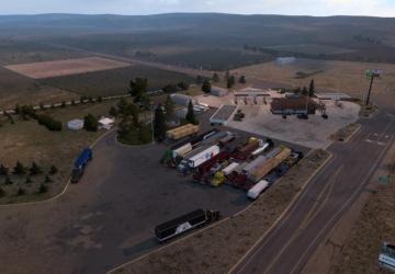 Map Better TruckStops - Montana version 1 for American Truck Simulator (v1.48)