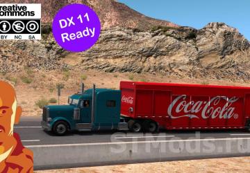 Beverage Trailer Reworked version 2.0 for American Truck Simulator (v1.48.x)