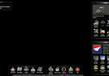 Black Background version 1.0 for American Truck Simulator (v1.41.x)