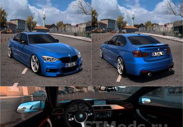 BMW 320i F30 version 1.8 for American Truck Simulator (v1.48.x)