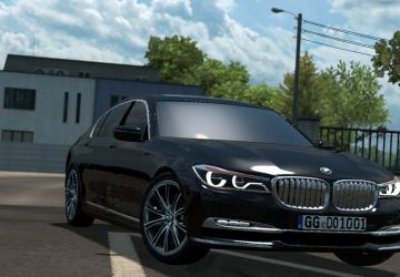 BMW 750Ld Xdrive 2017 version 2.1 for American Truck Simulator (v1.42.x, 1.43.x)